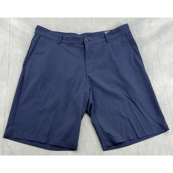 Adidas Golf Shorts Mens 36 Blue Climalite Performance Classic Fit 2 Pair Lot - Picture 4 of 16